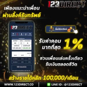 แนะนำเพื่อน 123direct สล็อตเว็บใหญ่ ไม่ผ่านเอเย่นต์ สล็อตทุกค่าย